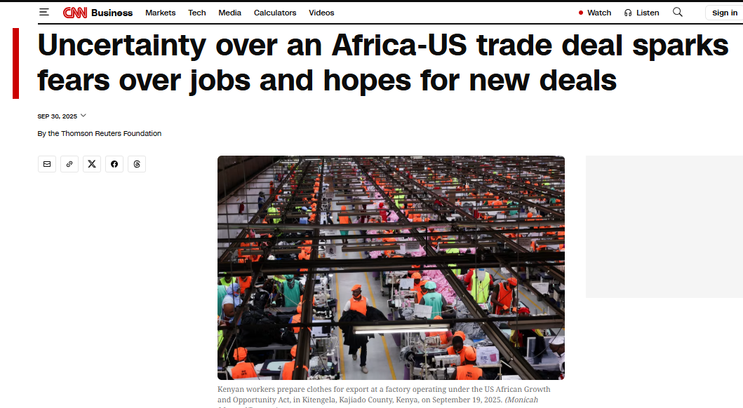 CNN — AGOA Trade Story